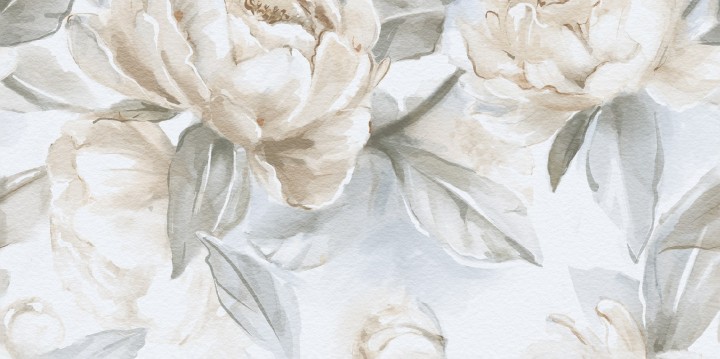 Декор Staro Slim Керамогранит Elite Peonies Decor A+B Matt 60х120 — фото 3