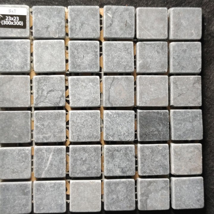 Каменная Stone4Home Мозаика из камня Мозаика Bs Tumbled 23X23 (300X300X9), натур. мрамор — фото 2