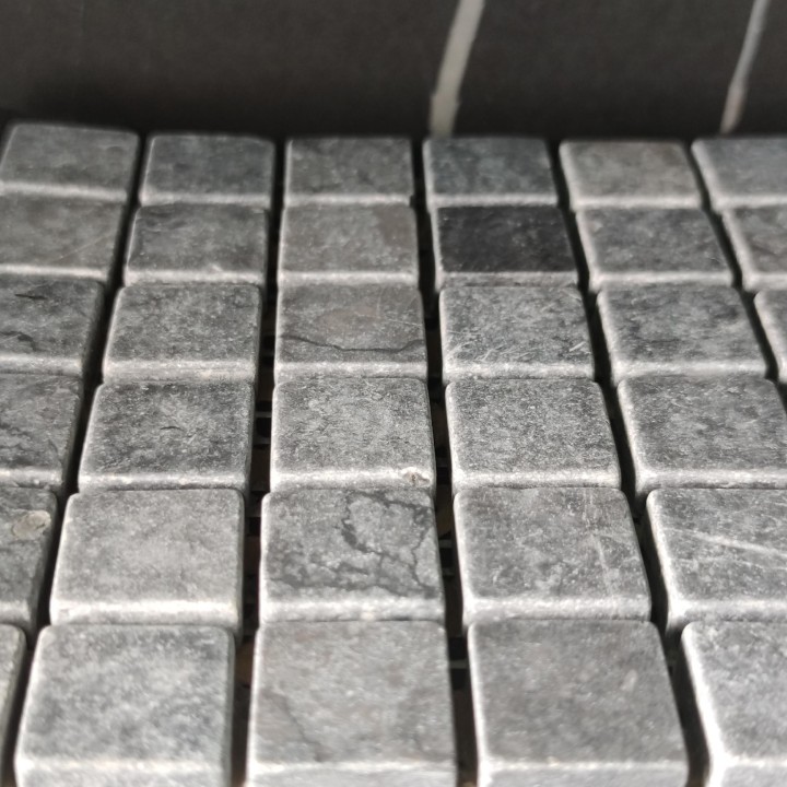 Каменная Stone4Home Мозаика из камня Мозаика Bs Tumbled 23X23 (300X300X9), натур. мрамор — фото 3