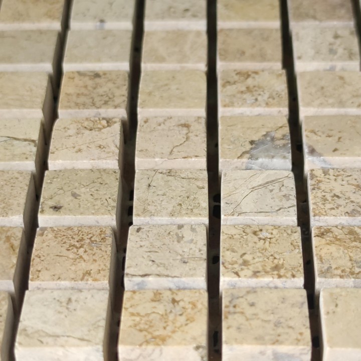 Каменная Stone4Home Мозаика из камня Мозаика ChP 15x15 (305X305X9), натур. мрамор — фото 4