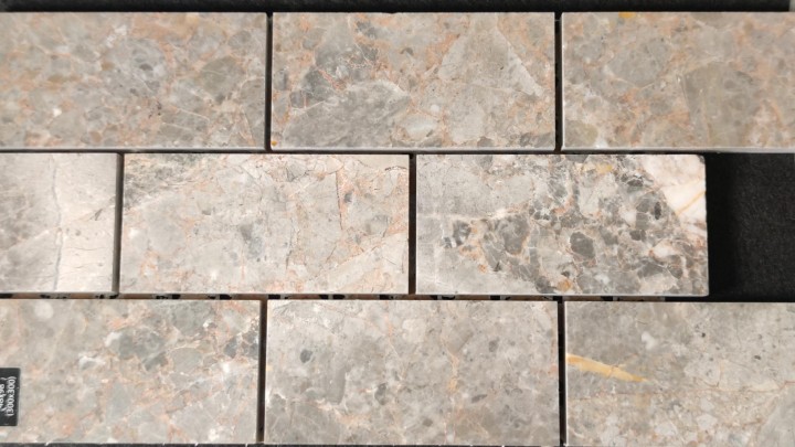 Каменная Stone4Home Мозаика из камня Мозаика LgP 48X98 (300X300X9), натур. мрамор — фото 5
