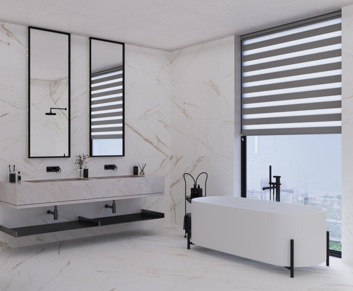Матовый Tau Ceramica Керамогранит Lucca White Bru 60х120 — фото 12