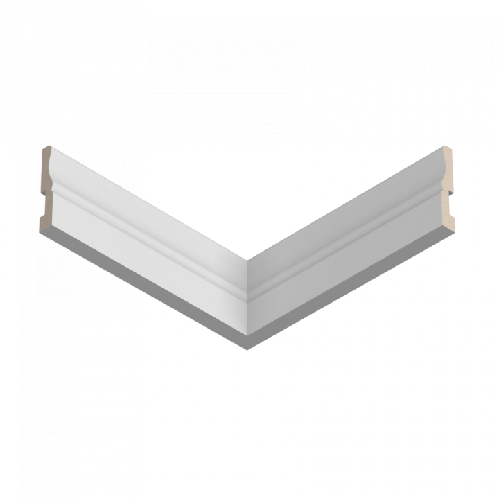 Плинтусы напольные Плинтусы Плинтус Ultrawood под покраску Base 5340 (2440 x 83 x 15 мм.) — фото 3