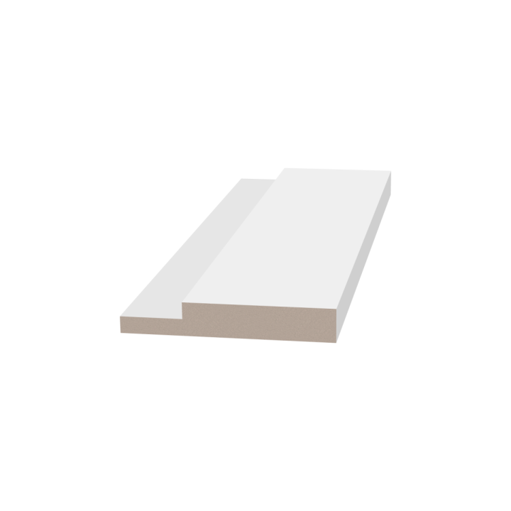 Плинтусы напольные Плинтусы Плинтус Ultrawood под покраску Base 7512 i (2000 х 75 х 12 мм) — фото 8