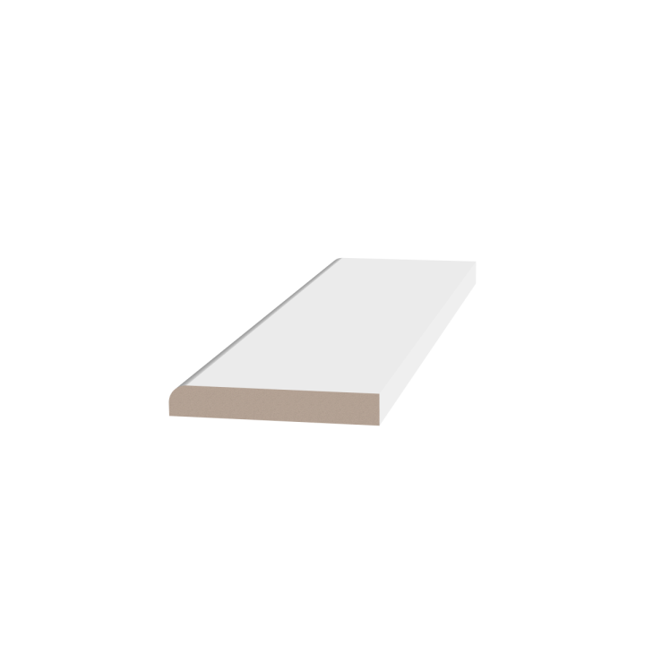 Плинтусы напольные Плинтусы Плинтус Ultrawood под покраску Base 8012 i (2000 x 80 x 12 мм.) — фото 4