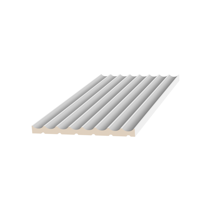 3D панели из дерева Стеновые панели Стеновая панель Ultrawood под покраску UW 1218 i (2000 х 240 х 18 мм.) — фото 5
