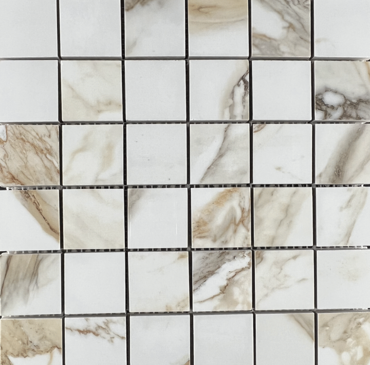 Керамическая Мозаика Velsaa Calacatta Gold Mosaic Paonazzo 30х30 — фото 2