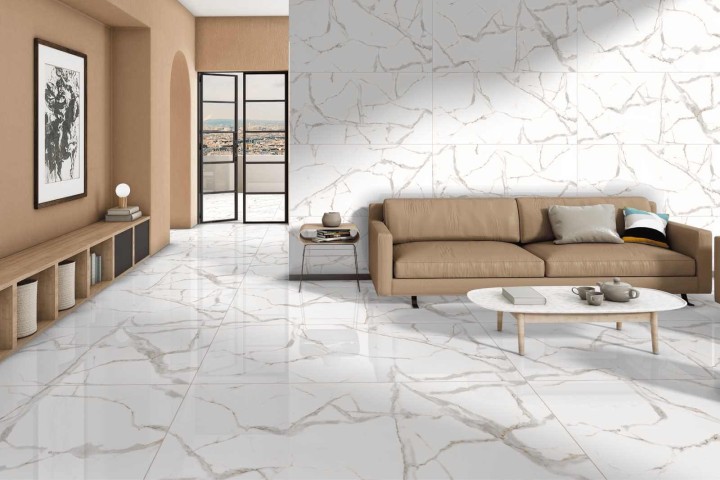 Напольная Velsaa Керамогранит Calacatta Калаката Satvario Gold 160x80 — фото 19