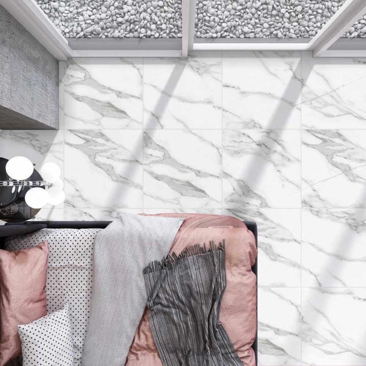 Напольная Velsaa Керамогранит Calacatta Калаката Satvario Gold 60x60 — фото 16