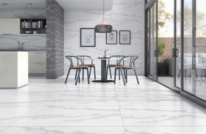 Напольная Velsaa Мозаика Calacatta Калаката Mos. Statuario Eva 47х47 — фото 7