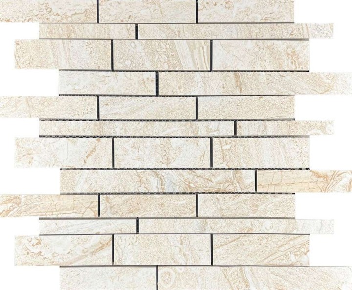 Керамическая Мозаика Velsaa Daina Mosaic Beige Brick Bone Mix 30х36 — фото 3