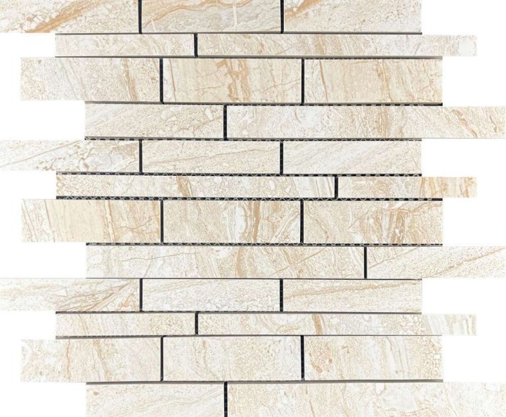 Керамическая Мозаика Velsaa Daina Mosaic Beige Brick Bone Mix 30х36 — фото 5