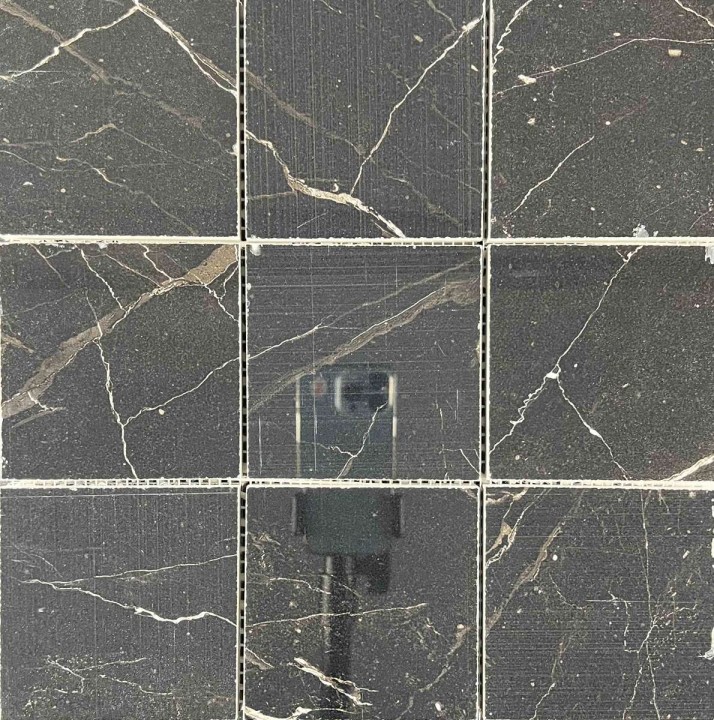 Керамическая Мозаика Velsaa Estrada Mosaic Nero Чип 9.5x9.5 — фото 3