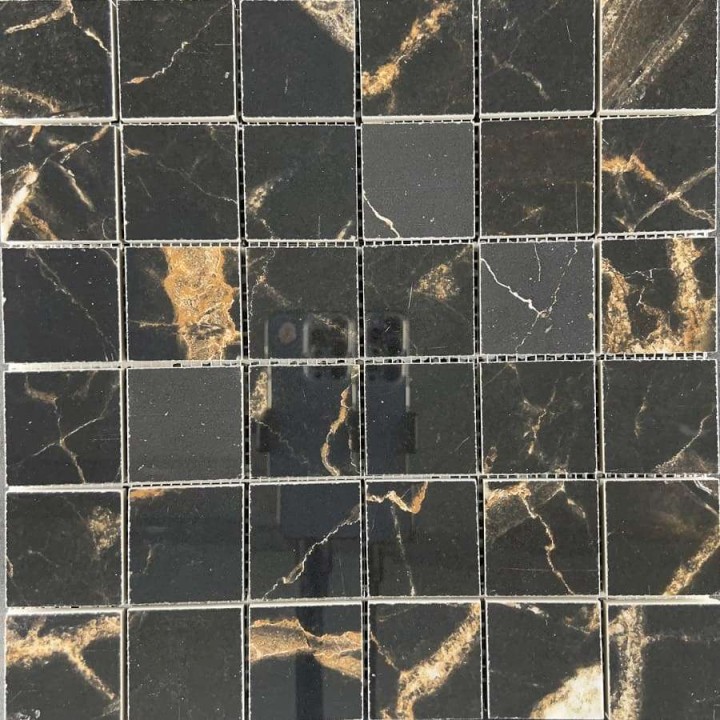 Керамическая Мозаика Velsaa Mosaic Alcantro Mosaic Nero 30х30 — фото 3