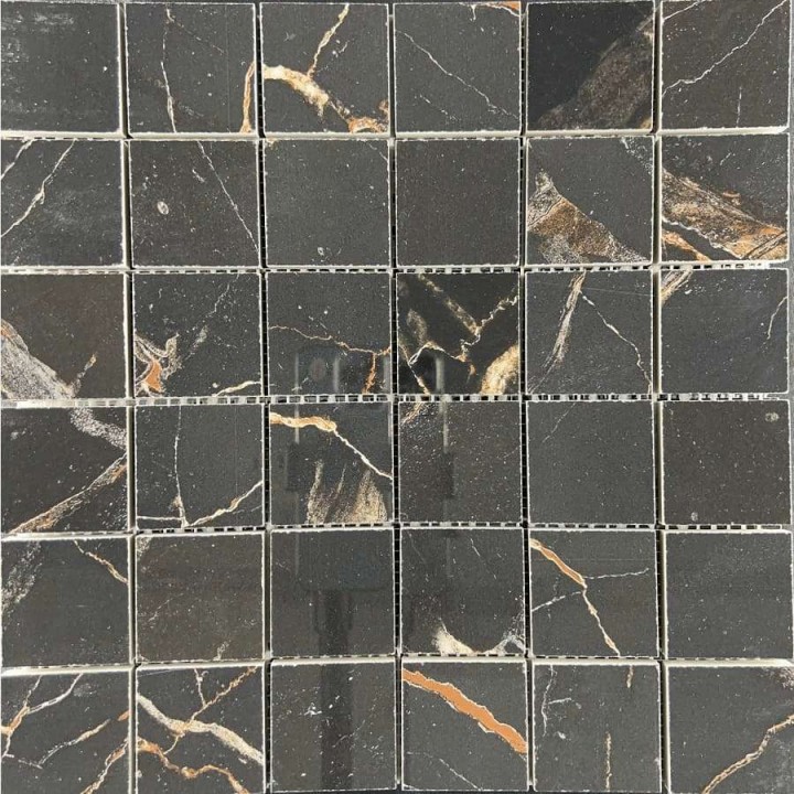 Керамическая Мозаика Velsaa Mosaic Alcantro Mosaic Nero 30х30 — фото 4