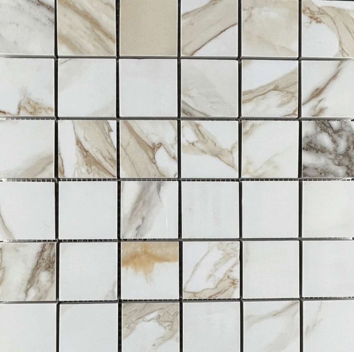 Керамическая Мозаика Velsaa Mosaic Calacatta Gold Mosaic Paonazzo 30х30 — фото 3