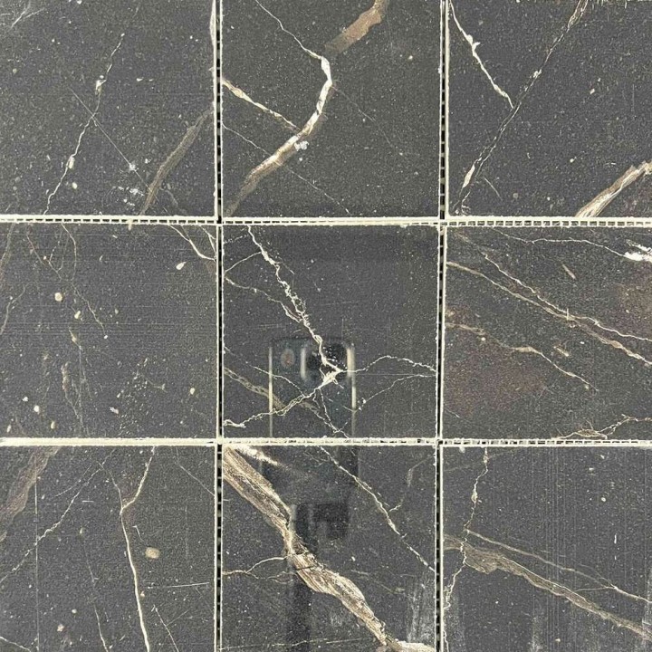 Керамическая Мозаика Velsaa Mosaic Estrada Mosaic Nero Чип 9.5x9.5 — фото 5