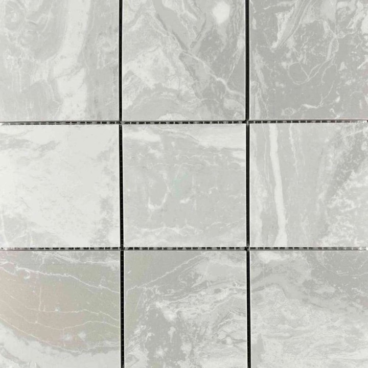 Керамическая Мозаика Velsaa Mosaic Ониче Mosaic Белая Чип 9.5x9.5 — фото 2