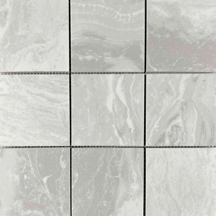 Керамическая Мозаика Velsaa Mosaic Ониче Mosaic Белая Чип 9.5x9.5 — фото 3