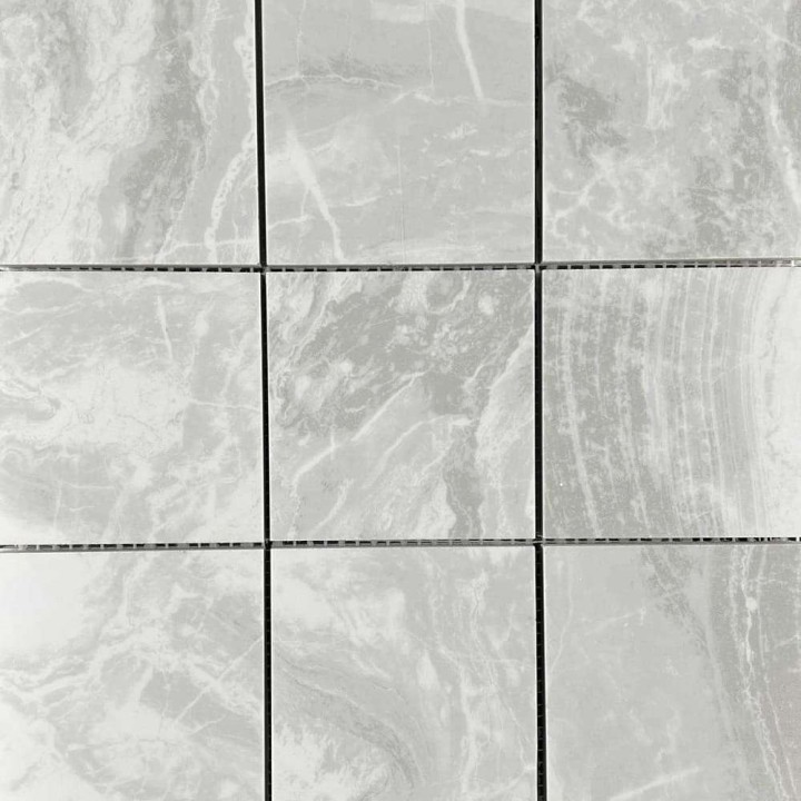 Керамическая Мозаика Velsaa Mosaic Ониче Mosaic Белая Чип 9.5x9.5 — фото 4