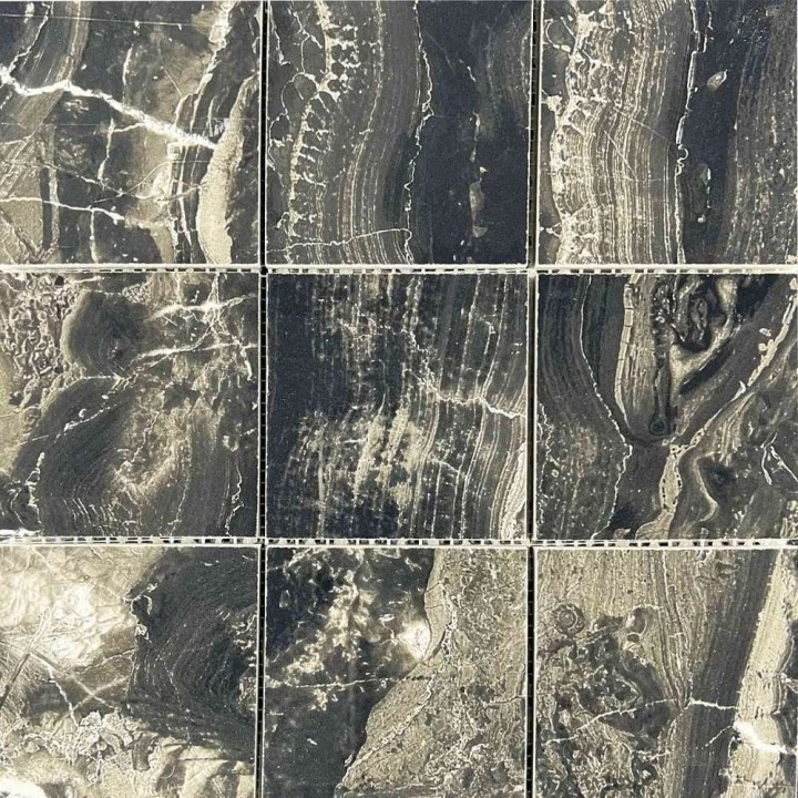 Керамическая Мозаика Velsaa Mosaic Ониче Mosaic Черная Чип 9.5x9.5 — фото 4