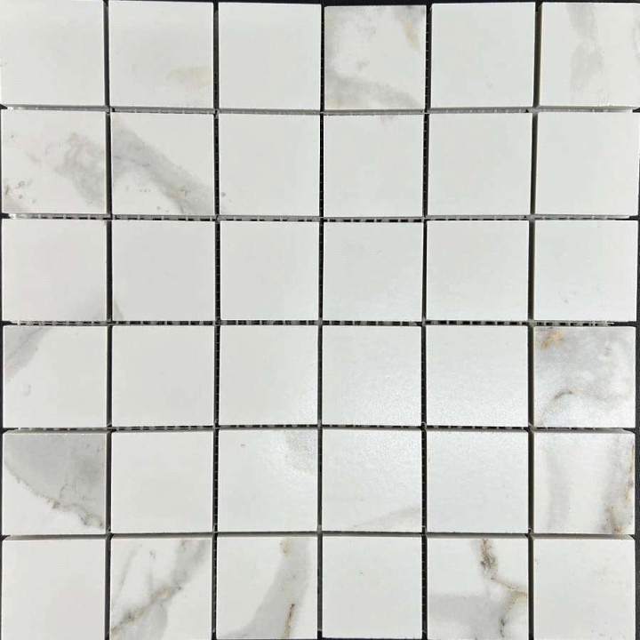 Керамическая Мозаика Velsaa Mosaic Satvario Gold Mosaic Satin Чип 4.7x4.7 — фото 2