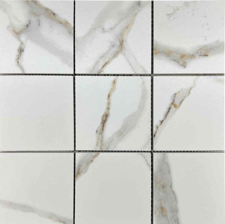 Керамическая Мозаика Velsaa Mosaic Satvario Gold Mosaic Satin Чип 9.5х9.5 — фото 4