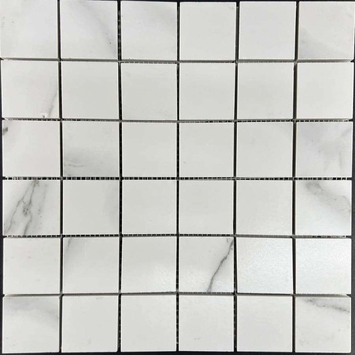Керамическая Мозаика Velsaa Mosaic Statuario Eva Mosaic Satin 30х30 — фото 2