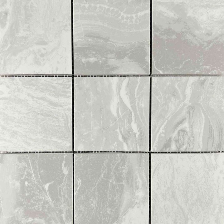 Керамическая Мозаика Velsaa Ониче Mosaic Белая Чип 9.5x9.5 — фото 3