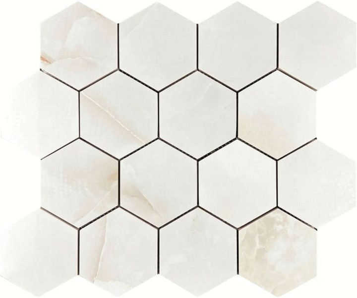 Керамическая Мозаика Velsaa Onix Antisky Mosaic Antisky Hexagone 28х33 — фото 3