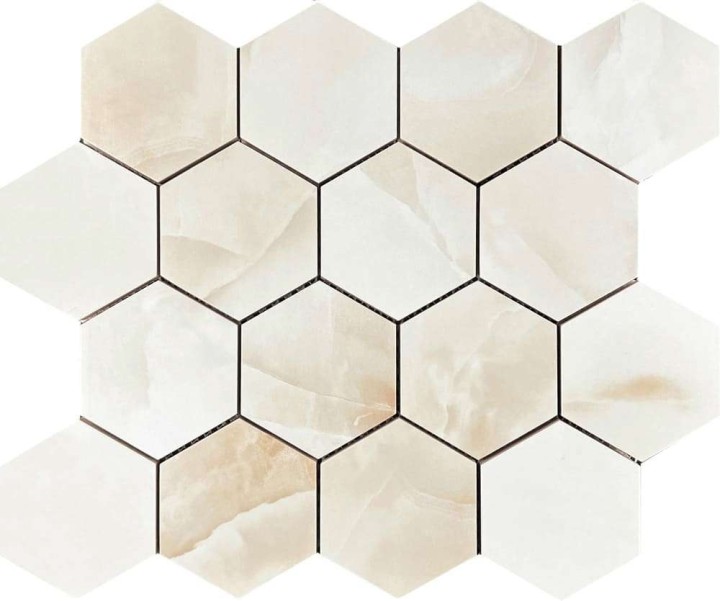 Керамическая Мозаика Velsaa Onix Antisky Mosaic Antisky Hexagone 28х33 — фото 6