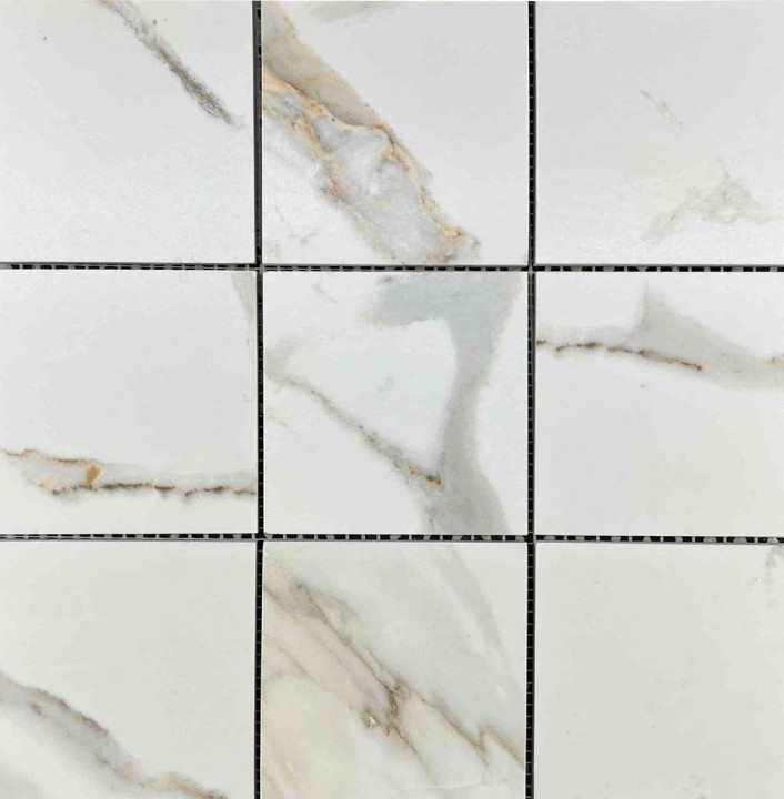 Керамическая Мозаика Velsaa Satvario Gold Mosaic Сатварио Голд Satin Чип 9.5х9.5 — фото 2