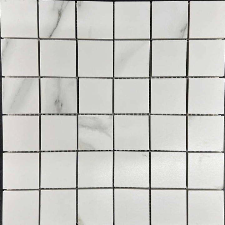 Керамическая Мозаика Velsaa Statuario Eva Mosaic Satin 30х30 — фото 3