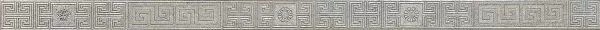 Бордюр Versace Керамогранит 261132 GREEK LISTELLO Grigio 4х80