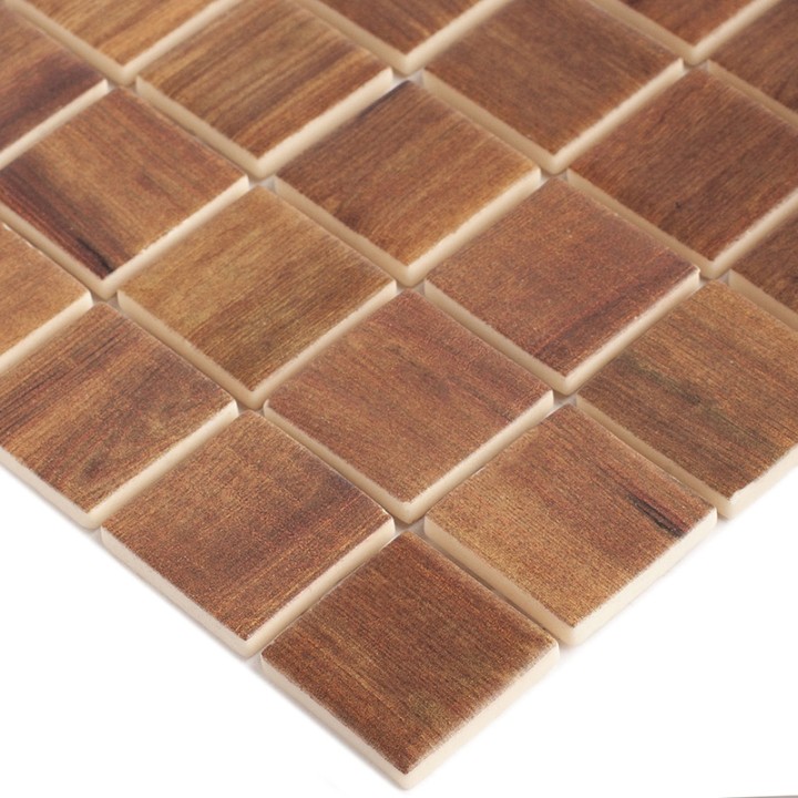 Стеклянная Vidrepur Мозаика Wood № 4200 (на ПУ сцепке) 31,5x31,5 — фото 2
