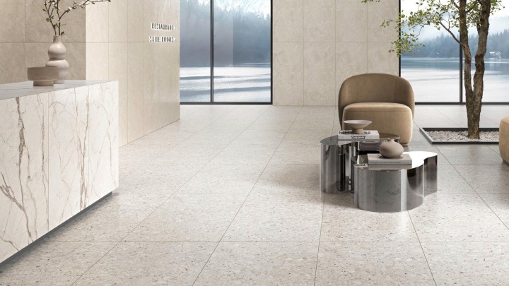 Vitra Керамогранит K958027R0001VTER BiancoRomano Слоновая Кость Матовый R10A Ректификат 60х120 — фото 9