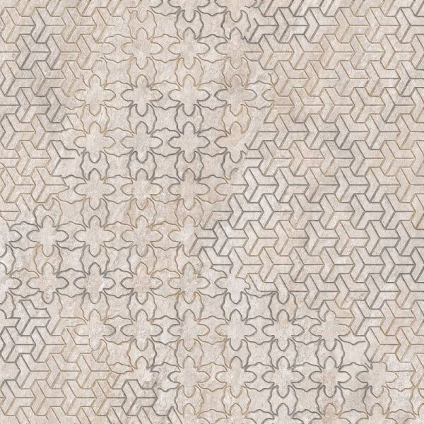 Vitra Quarstone Декор  Пэчворк  Матовый R10B 7Рек 60x60 — фото 2