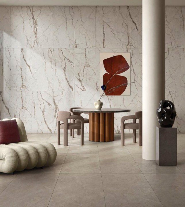 Vitra Керамогранит K958001R0001VTER SilverRoot Слоновая Кость Матовый R10A Ректификат 60х120 — фото 17