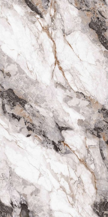 Полированный Zibo Fusure Керамогранит Pekin Marble Gold Glitter 60x120 — фото 2