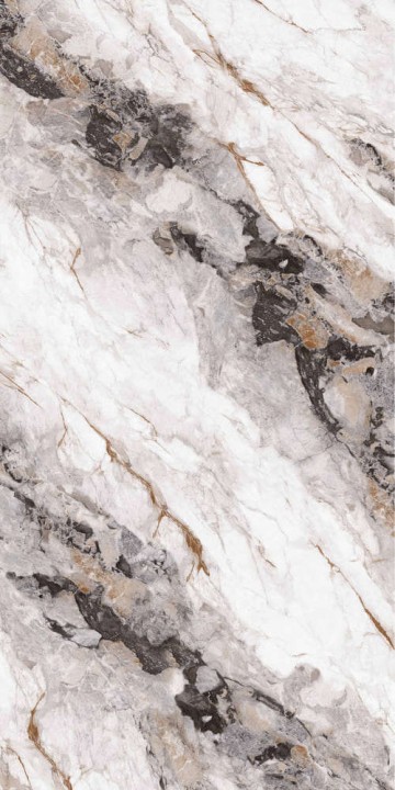 Полированный Zibo Fusure Керамогранит Pekin Marble Gold Glitter 60x120 — фото 4