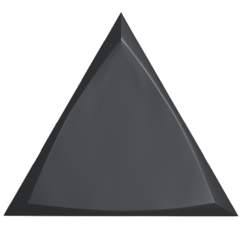 Настенная ZYX Evoke Traingle Channel Black Matt 15x17 — фото 2
