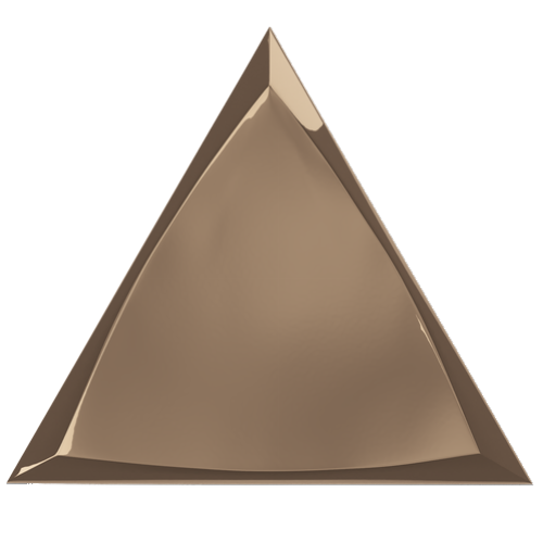 Настенная ZYX Evoke Traingle Channel Copper Glossy 15x17 — фото 2