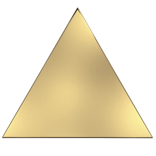 Настенная ZYX Evoke Traingle Layer Gold Glossy 15x17 — фото 2