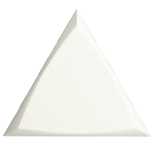 Настенная ZYX Evoke Triangle Channel White Matt 15x17 — фото 2