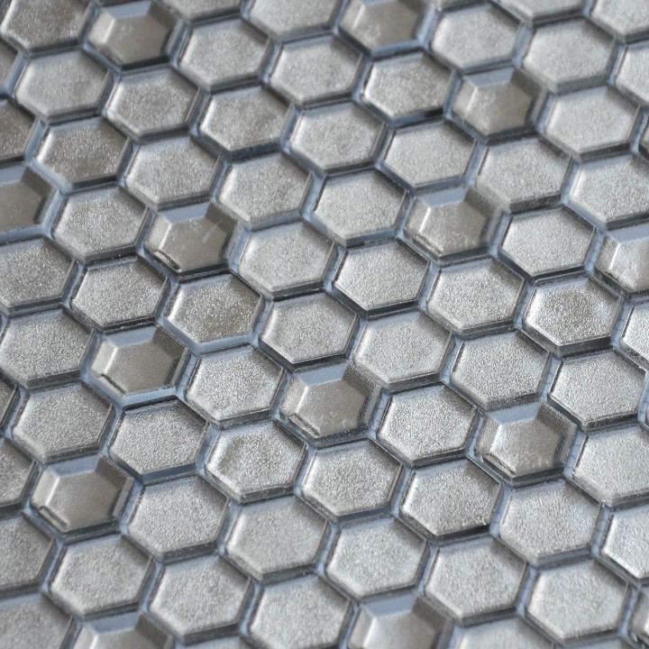 Стеклянная Leedo (Caramelle) Alchimia Aureo grani hexagon 23x13x6 — фото 2