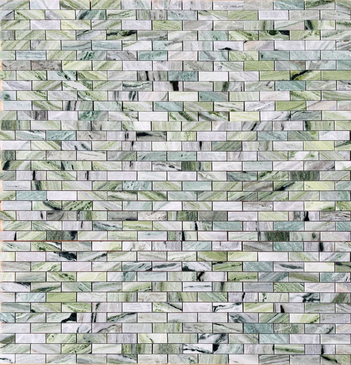 Каменная Leedo (Caramelle) Pietrine 7 мм Onice Verde oliva POL 23x73x7 — фото 2
