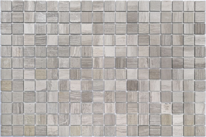 Каменная Leedo (Caramelle) Pietrine 7 мм Travertino Silver MAT 48x48x7 — фото 3