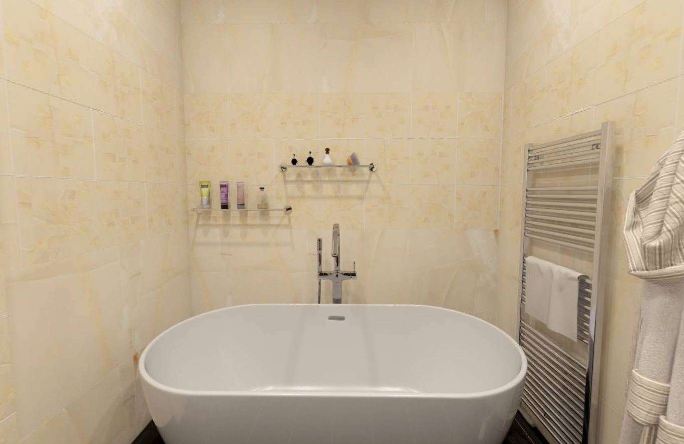 Фото в интерьере для ванной Absolut Gres Antique Onix Natural