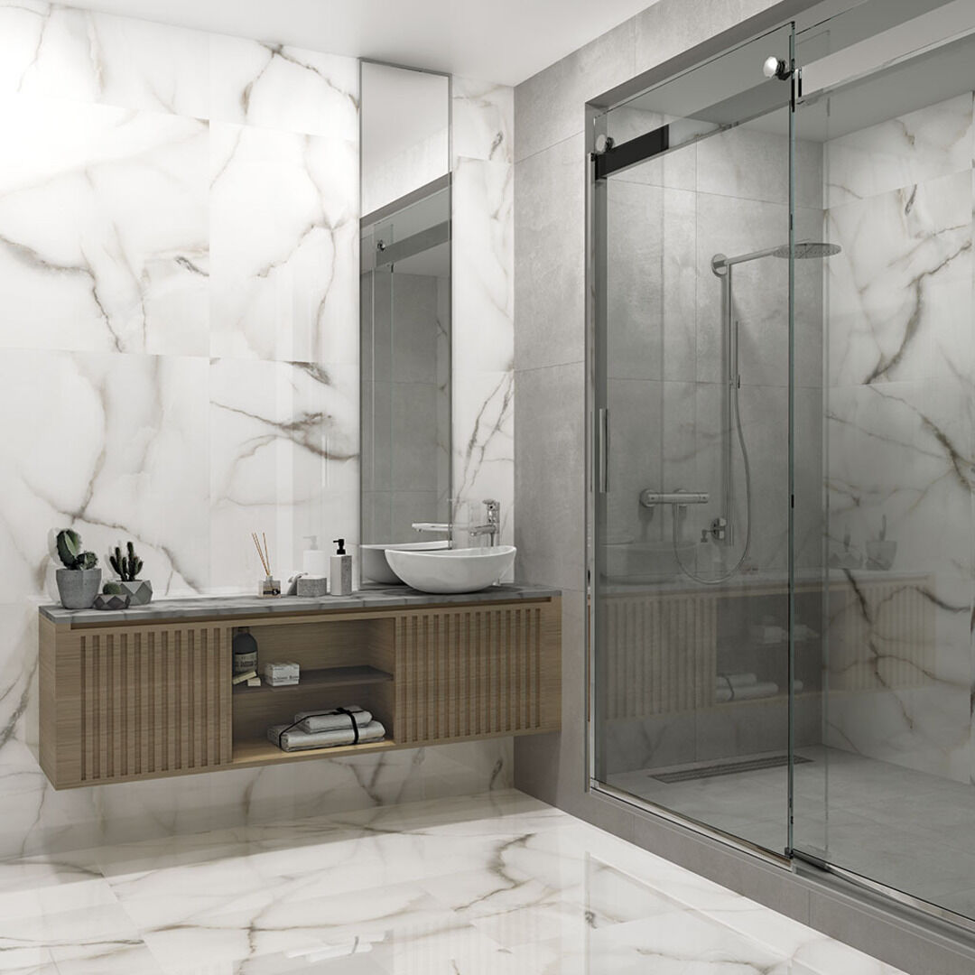 Фото в интерьере для ванной AGL Tiles Hexa