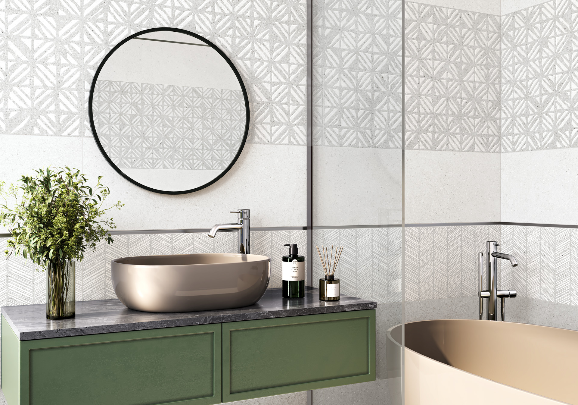 Фото в интерьере Alma Ceramica Amarant